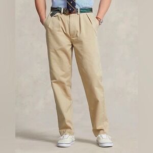 Polo Ralph Lauren Mens Stretch Straight Fit Modern Prep Khaki Chino Pants 40x32